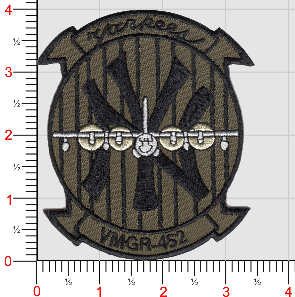 Officially Licensed USMC VMGR-452 Yankees Patch