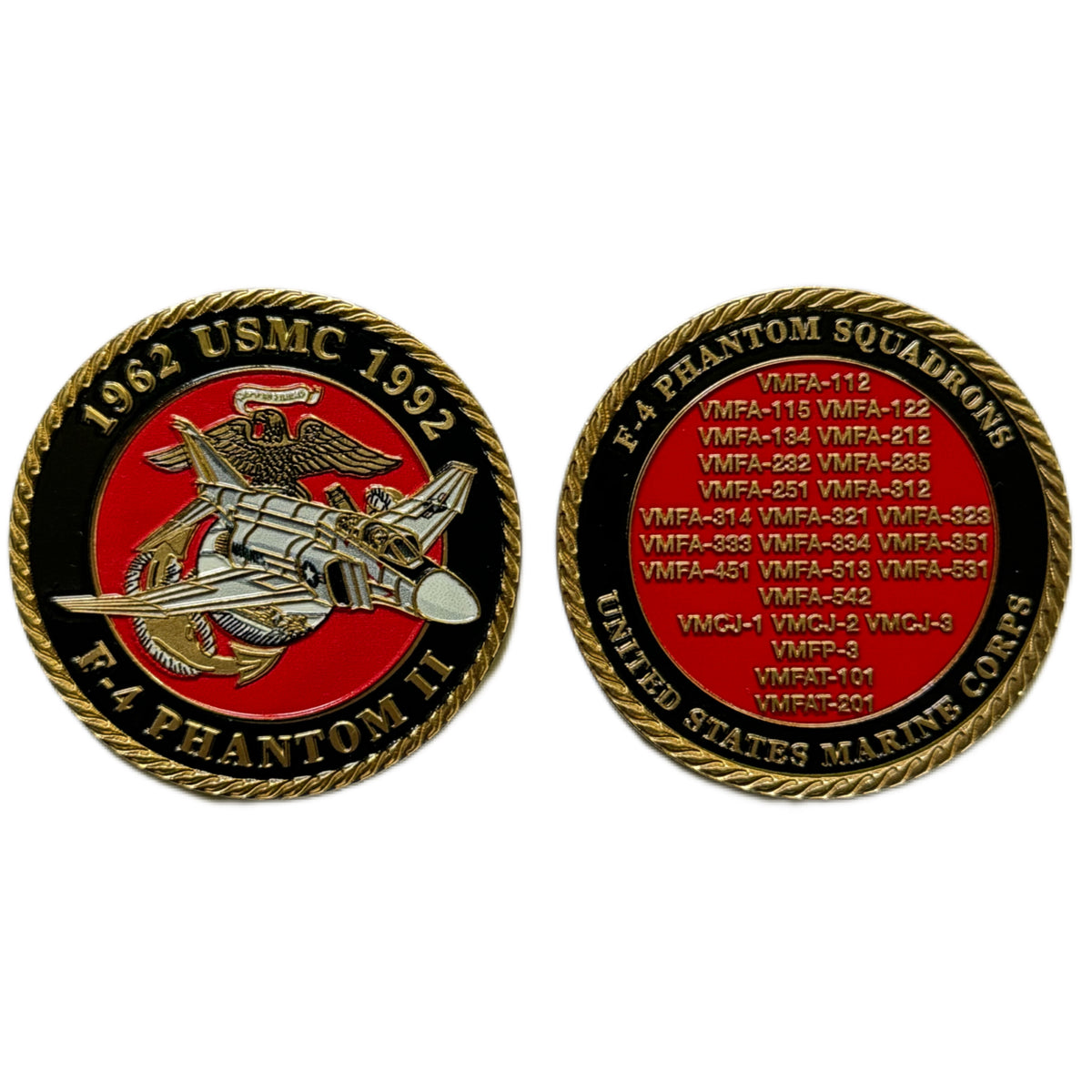 Officially Licensed USMC F-4 Phantom Coin