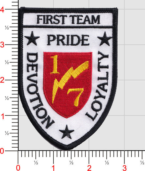 Officially Licensed USMC 1st Bn 7th Marines Patch