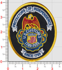 Legacy US Customs 200th Anniversary Patch