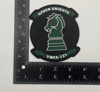 Officially Licensed VMFA-121 Green Knights Squadron PVC GITD Patch