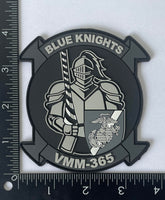 Official VMM-365 Blue Knights PVC Black & Glow Patch