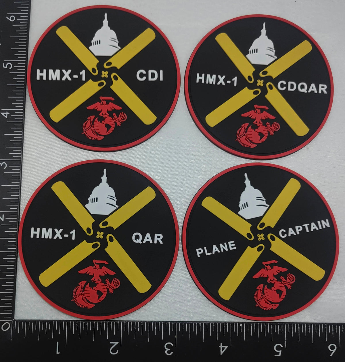 Officially Licensed HMX-1 NightHawks Flightline PVC Qual Patches