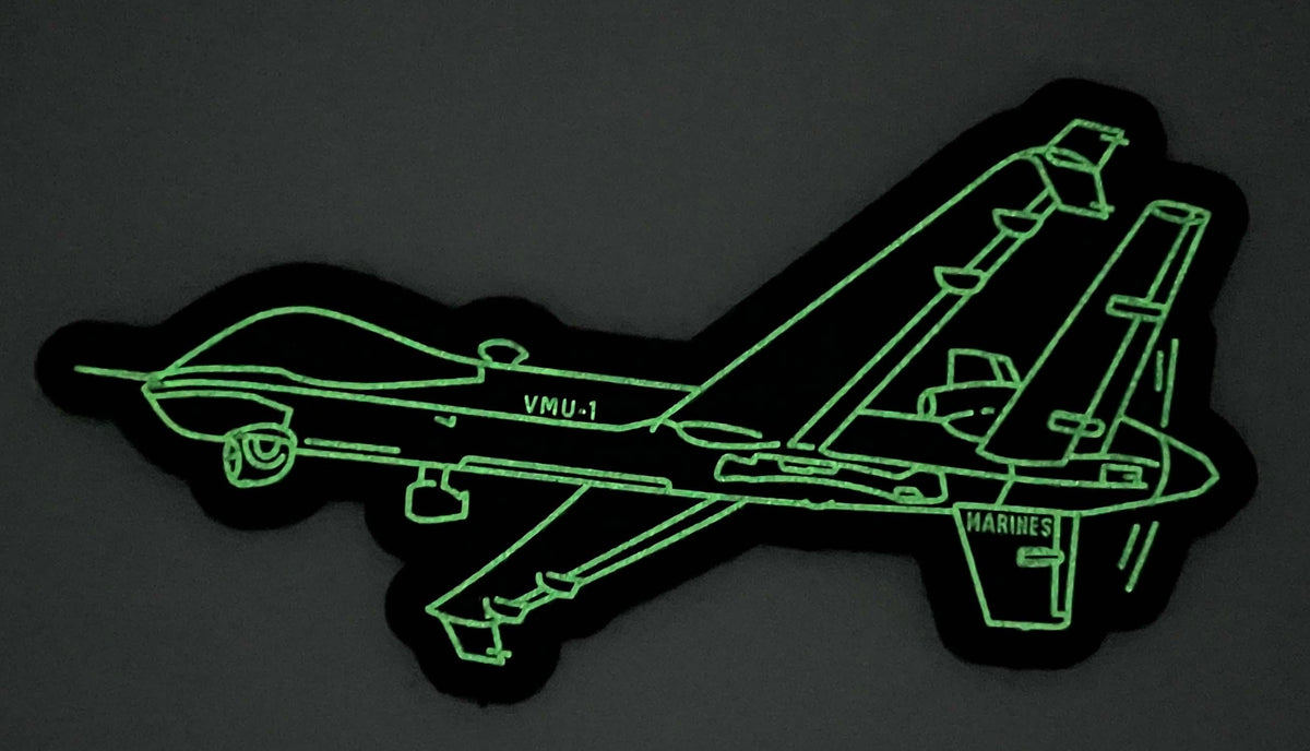 VMU-1 MQ-9 Predator PVC Glow Patch