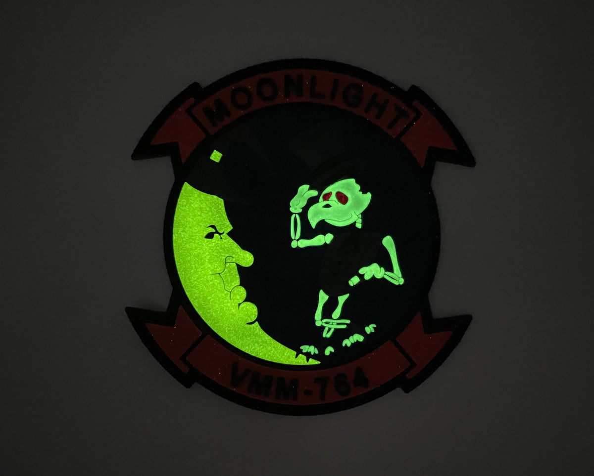 Official VMM-764 Moonlight Halloween PVC Patch