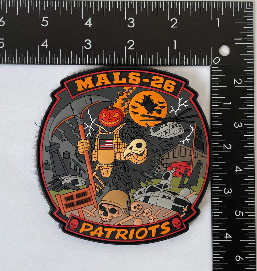 Official MAL-26 Patriots Halloween Patch