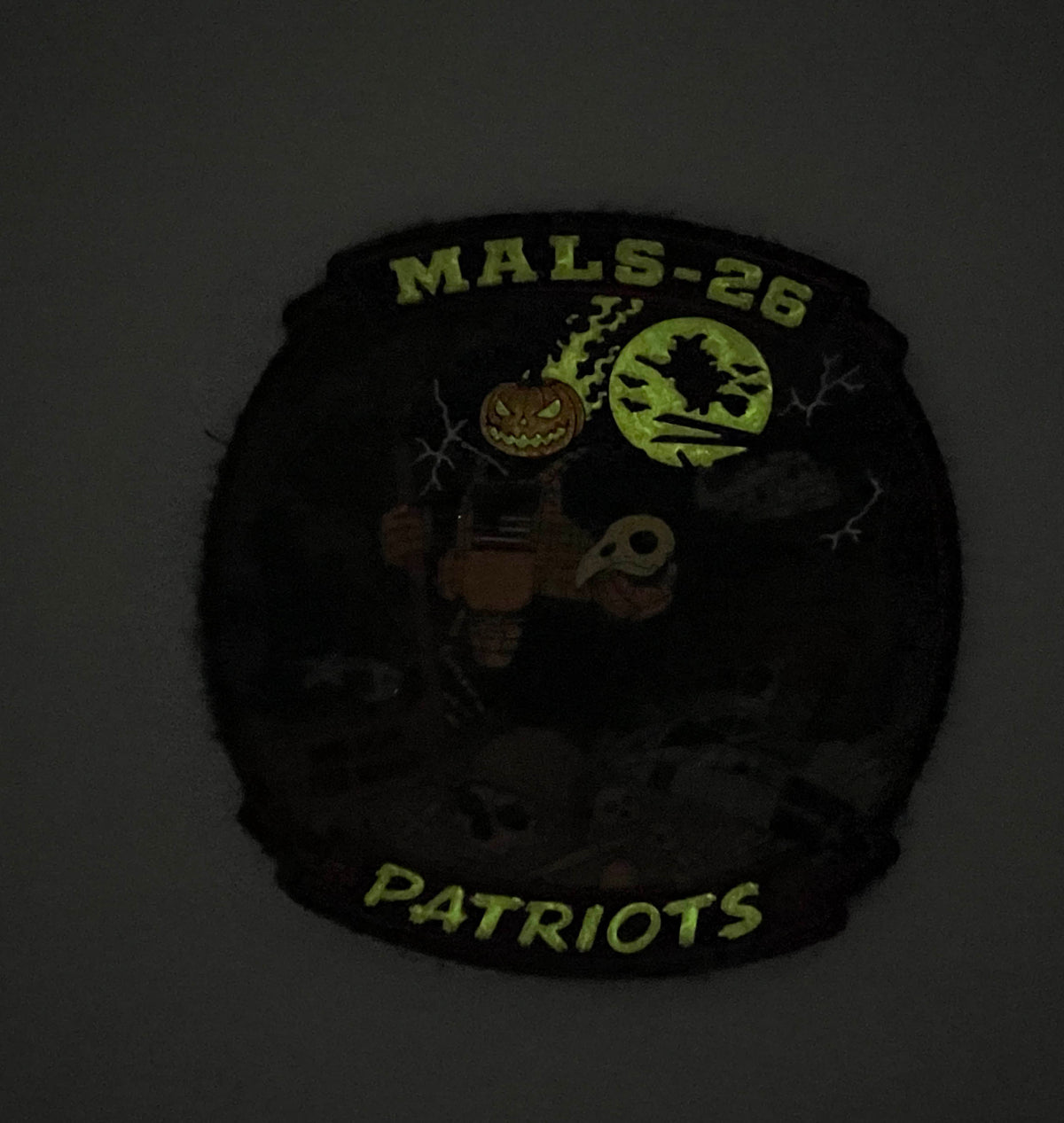 Official MAL-26 Patriots Halloween Patch