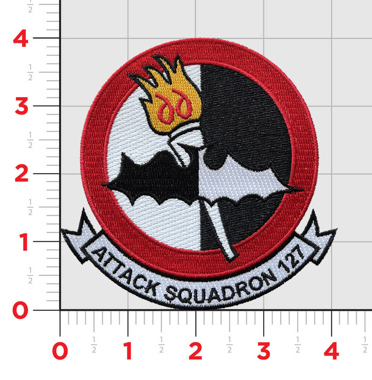 Officially Licensed US Navy VA-127 Batmen Patch