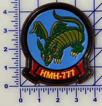 Officially Licensed HMH-777 Flying Armadillos leather patch