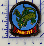 Officially Licensed HMH-777 Flying Armadillos leather patch