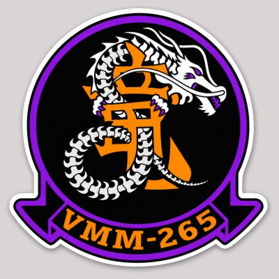 Official VMM-265 Dragons Halloween 2 inch Sticker