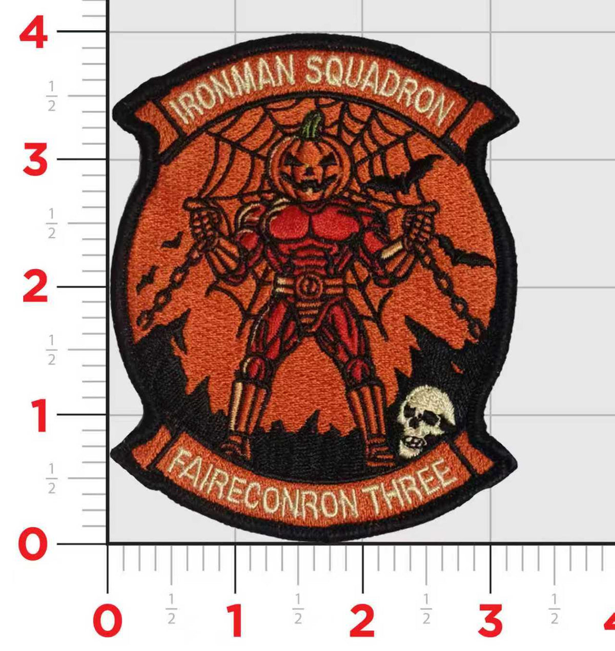 Official VQ-3 Ironmen Halloween Patch
