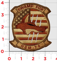 Official HSM-74 Swamp Fox US Flag Patch