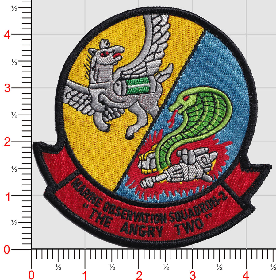 Officially Licensed USMC VMO-2 "Angry Two" Squadron Patch