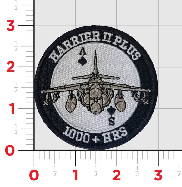 Official VMA-231 Ace of Spades AV-8 Harrier 1000+ Hours Shoulder Patch