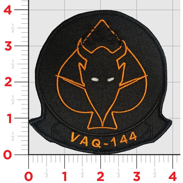 Officially Licensed US Navy VAQ-144 Main Battery Blackout Squadron Patch