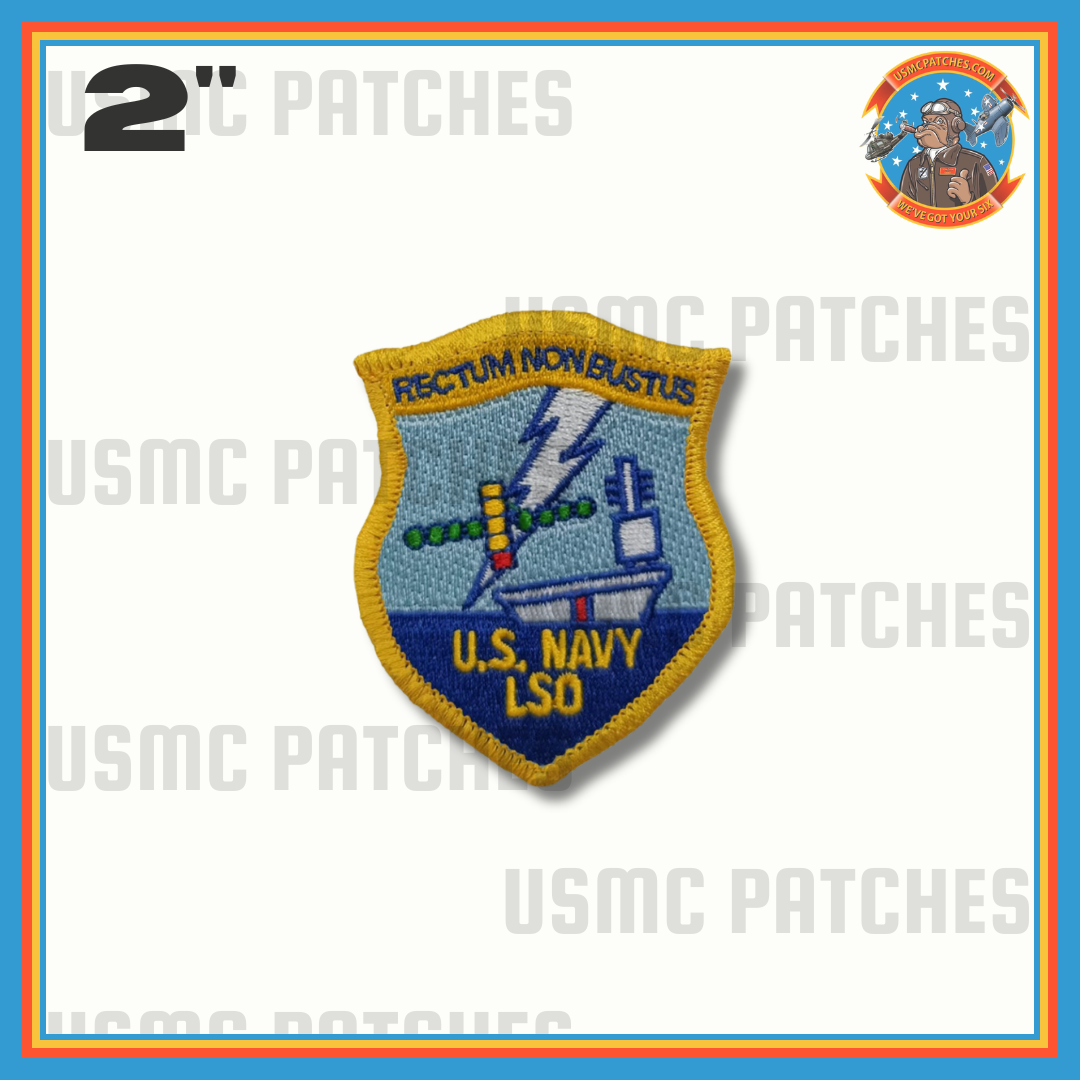 Officially Licensed US Navy LSO Landing Safety Officer Mini Patch