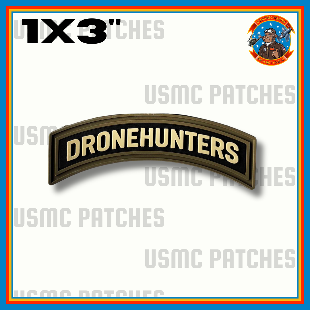 Official Drone Hunters Tab PVC Patch
