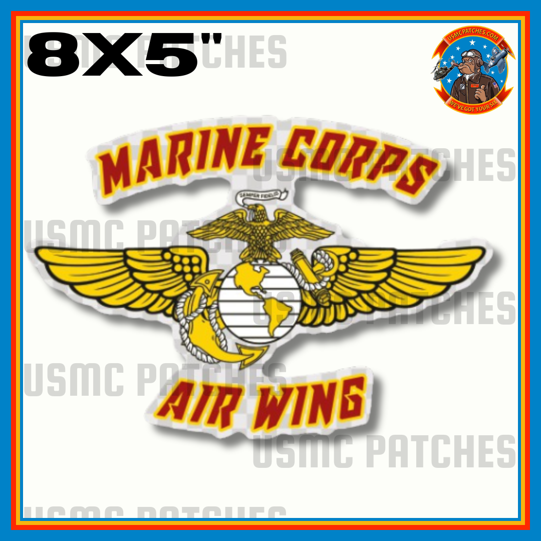Official Marine Corps Air Wing Large Sticker