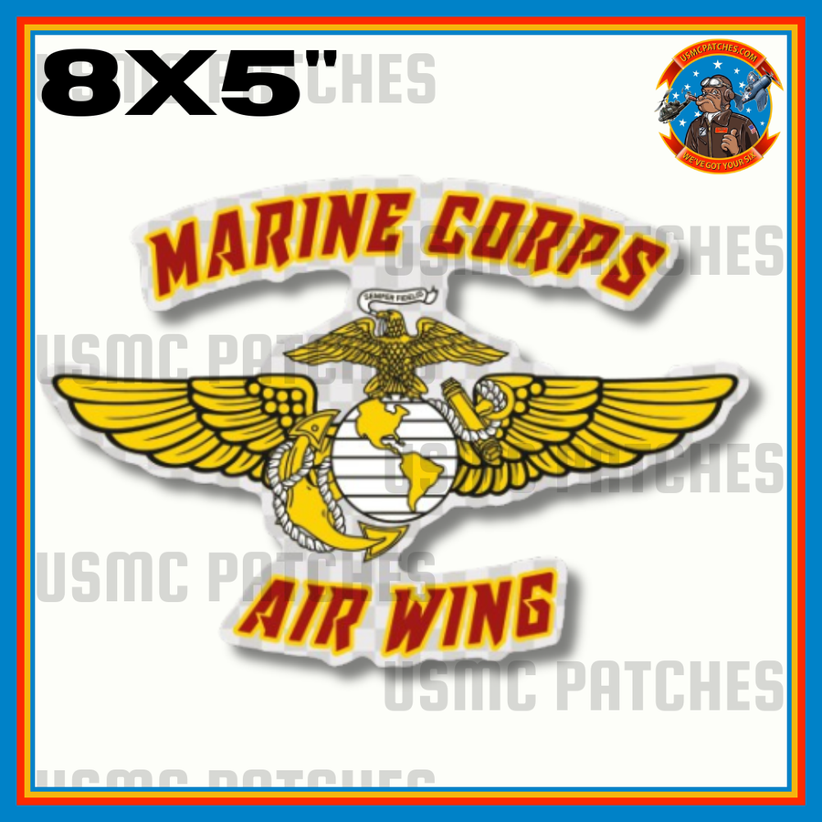 Official Marine Corps Air Wing Large Sticker