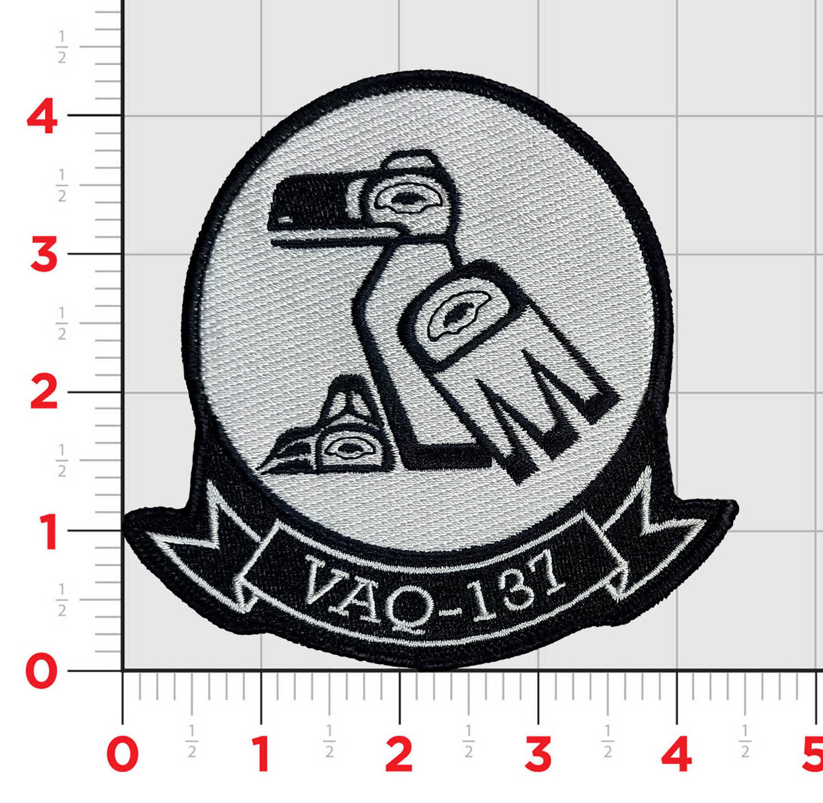 Officially Licensed US Navy VAQ-137 Rooks Squadron Patch