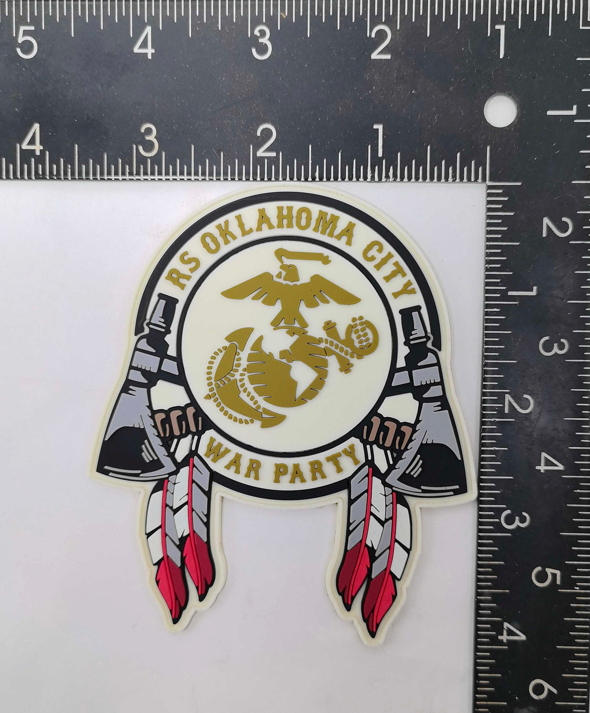 Official RS Oklahoma City War Party PVC Patches