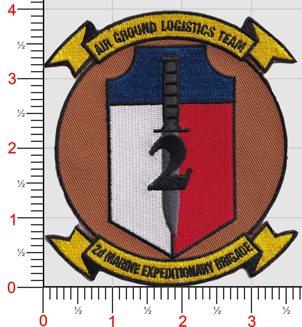 Officially Licensed USMC 2nd Marine Expeditionary Brigade Patch