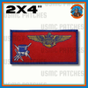 Pilot Wings Name Tag (Blue)
