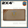 Officers Crest Name Tag / Tan