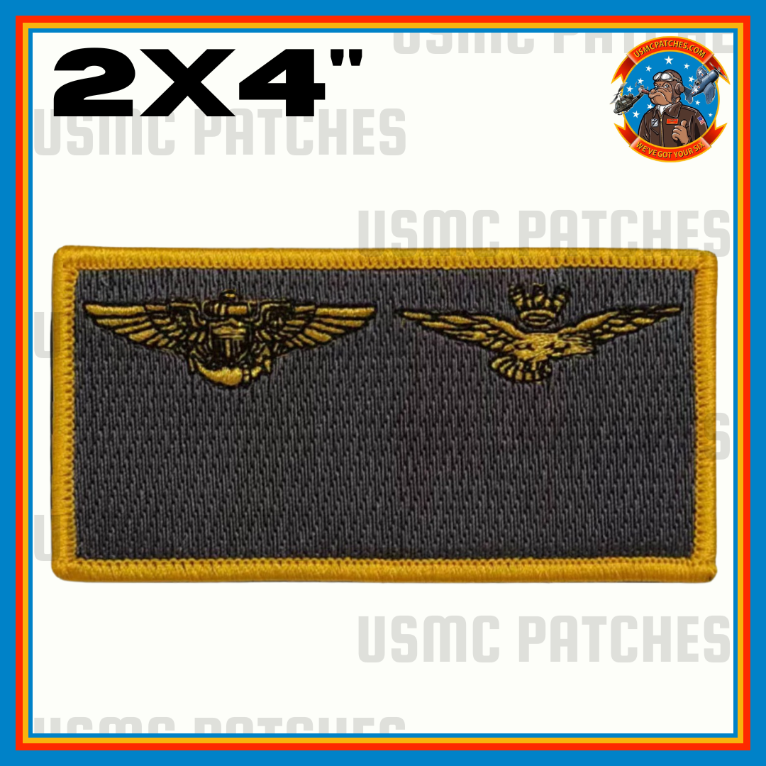 Italian Air Force Pilot Wings Name Tag