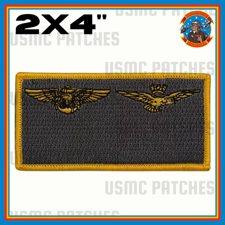 Italian Air Force Pilot Wings Name Tag