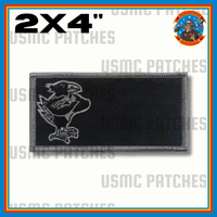 Officially Licensed US Navy VT-2 Doerbirds Squadron Patch and Name Tags (Black and Silver)