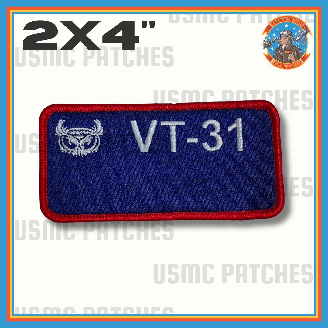 Officially Licensed US Navy VT-31 Wise Owls Squadron Patches