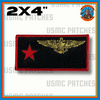 Pilot Wings Name Tag (Adversary Black/Red)