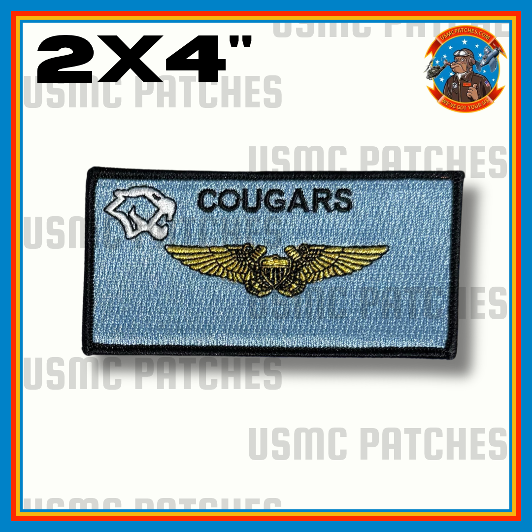 Official VAQ-139 Cougars Name Tag Collection