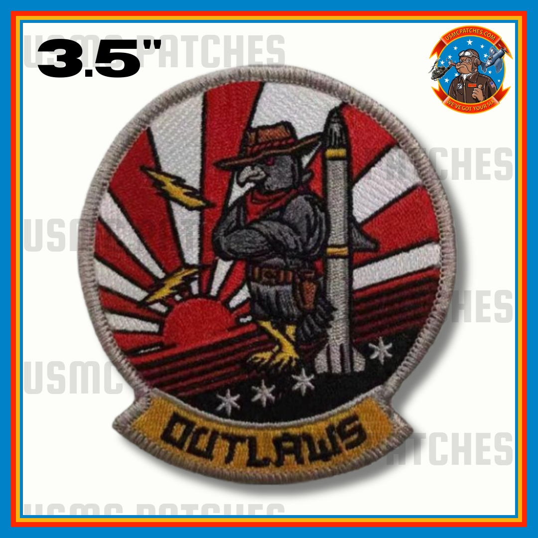 Official VAQ-141 Shadowhawks Outlaws Patch