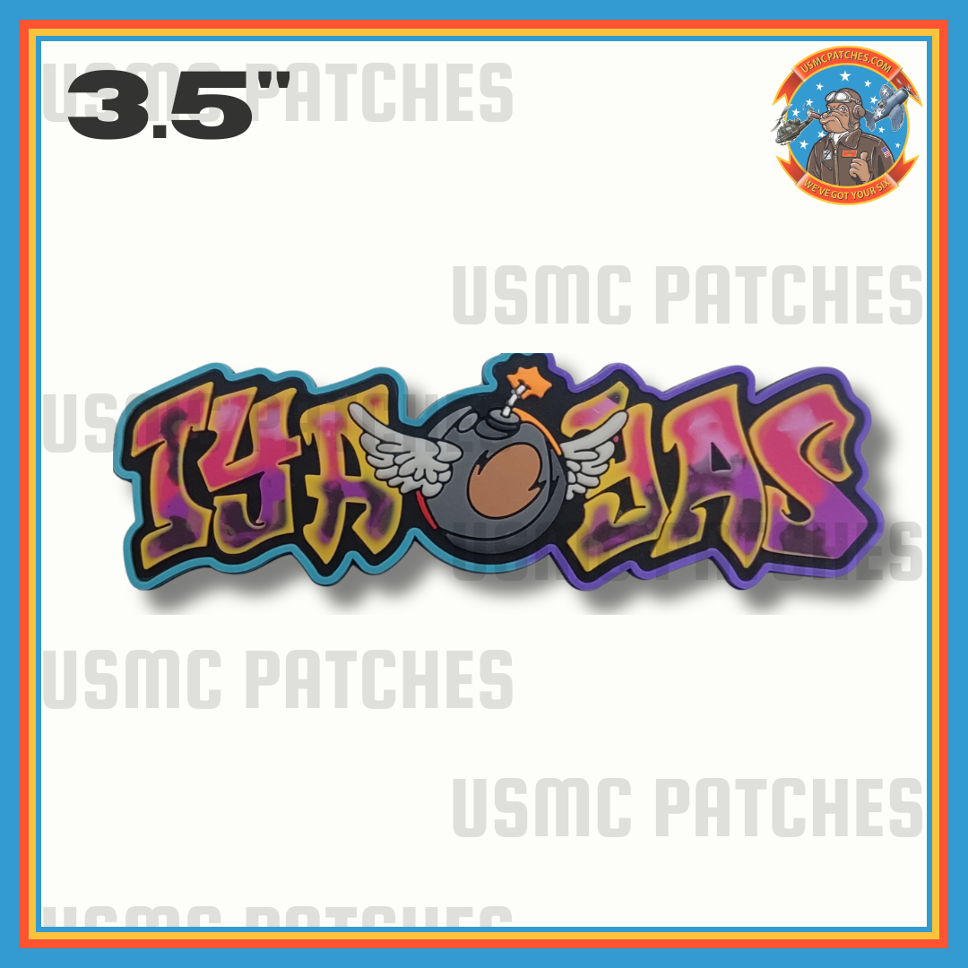 IYAOYAS Graffiti PVC Patch
