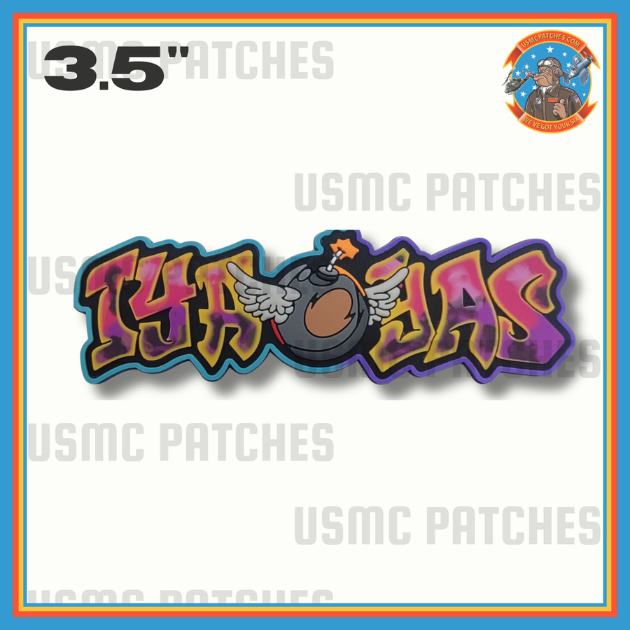 IYAOYAS Graffiti PVC Patch