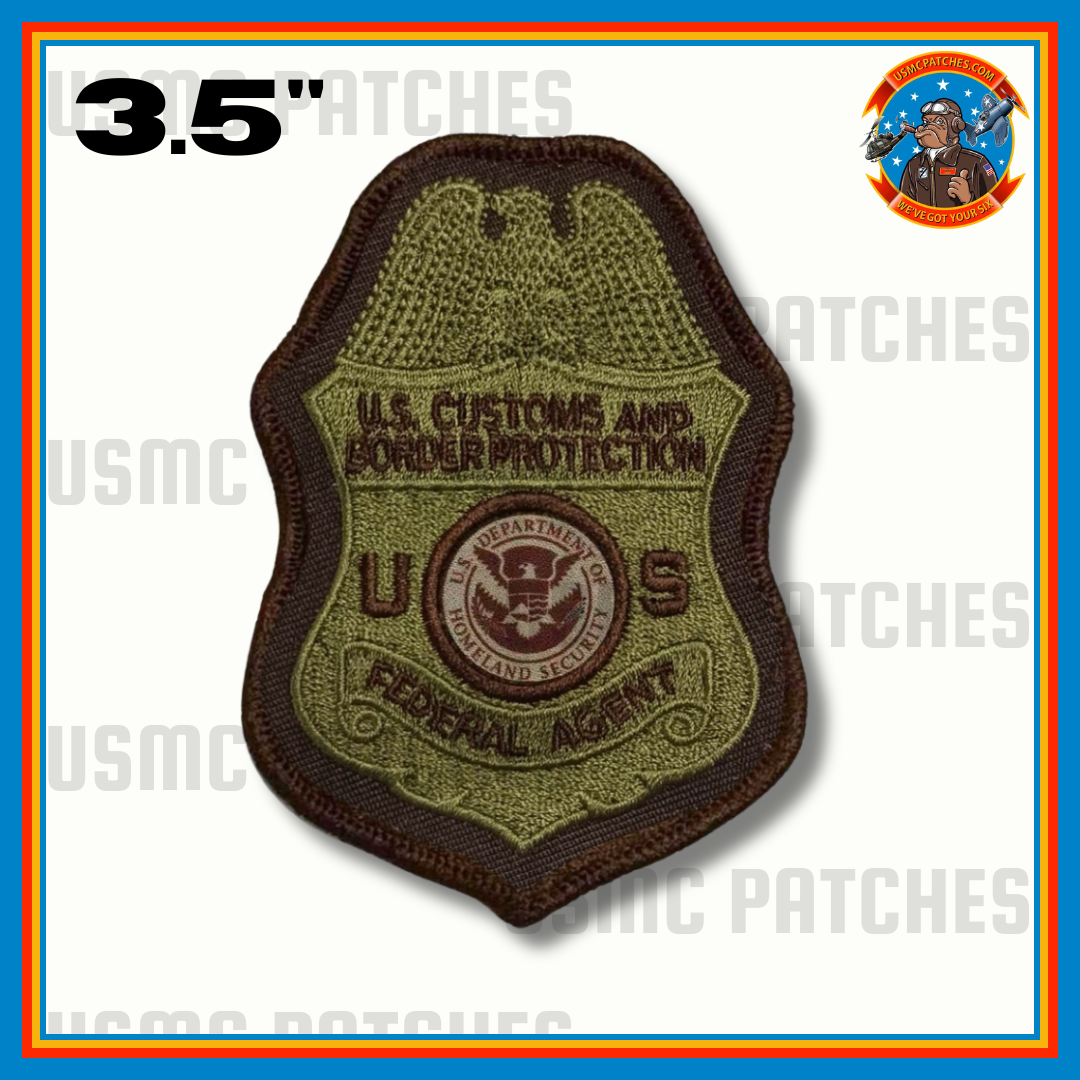 Customs And Border Protection Subdued Badge Patch