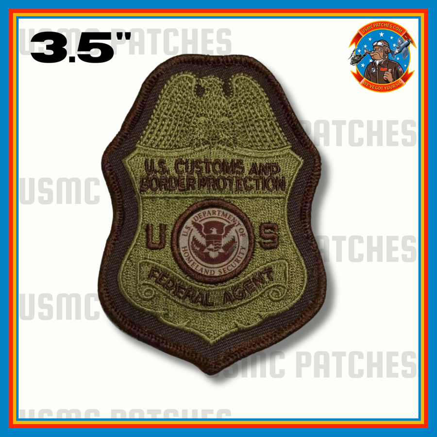 Customs And Border Protection Subdued Badge Patch