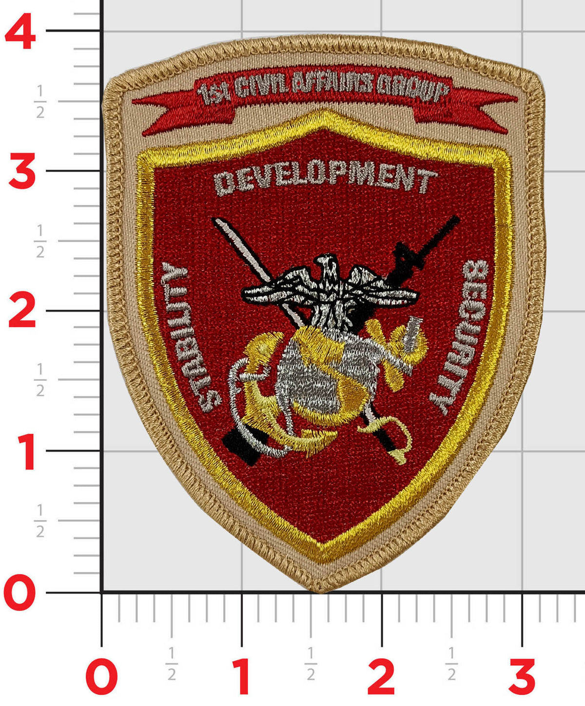 Officially Licensed 1st Civil Affairs Patch