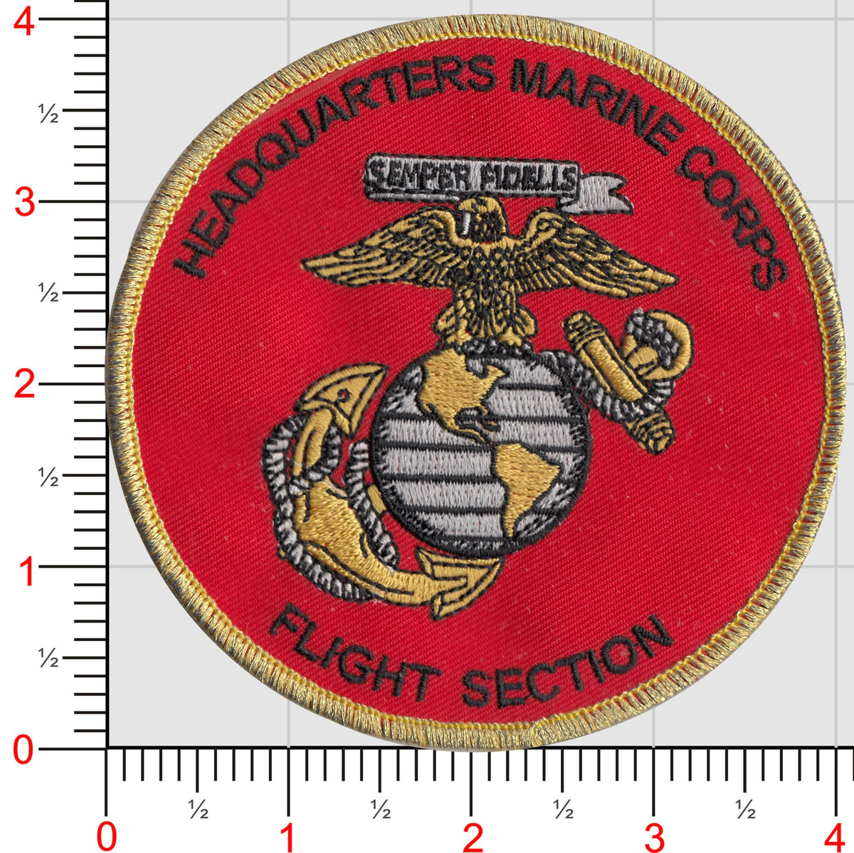 Officially Licensed USMC Headquarters Pentagon Flight Section Patch (Pentagon)