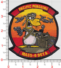 Officially Licensed MASS-6 DET A Pacific Penguins Patches