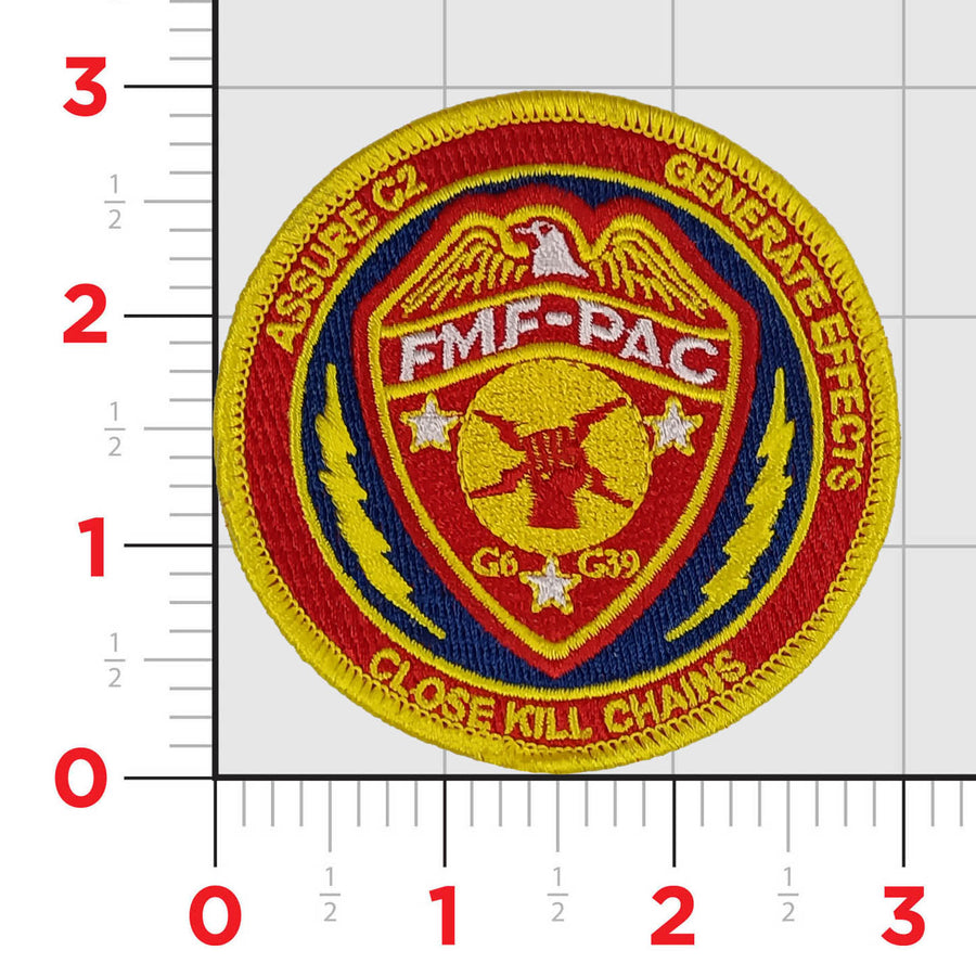 Official Fleet Marine Force FMF Pacific Close Kill Chains Patch