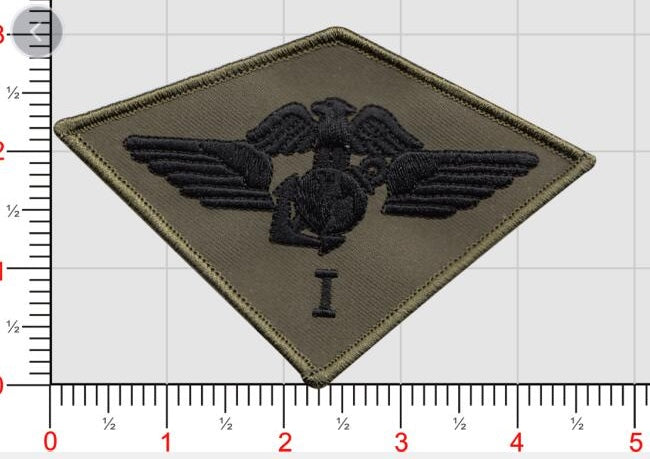 Officially Licensed USMC 1st Marine Air Wing MAW Patch