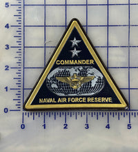 Officially Licensed US Navy Commander Naval Air Force Reserve Leather Patch