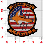 Official HSM-74 Swamp Fox US Flag Patch