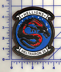 Official HT-28 Hellions Leather Squadron Patch