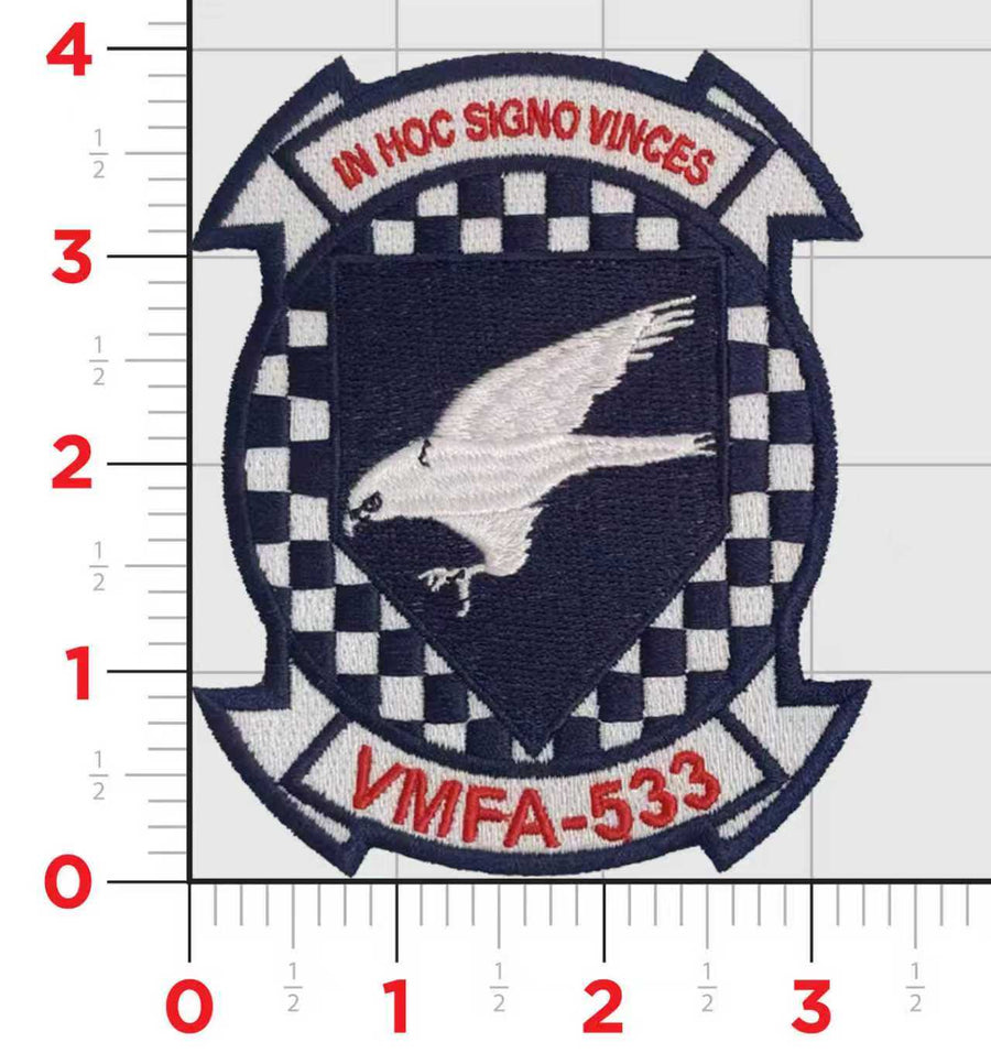 Officially Licensed USMC VMFA-533 Hawks Squadron Patch