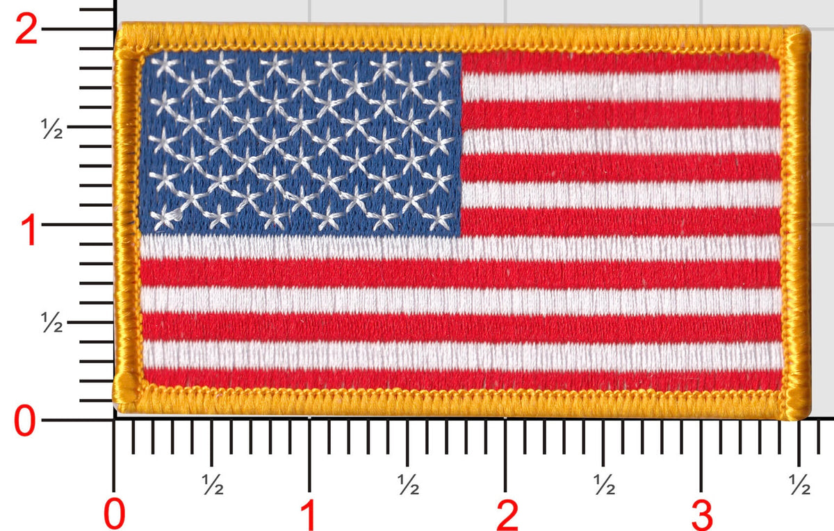American US Flag Patches